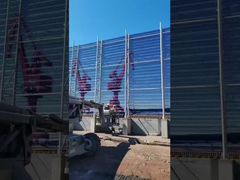 Giới thiệu Hàng rào chắn gió bằng thép không gỉ màu xanh lá cây để chặn gió và bụi cho bạn