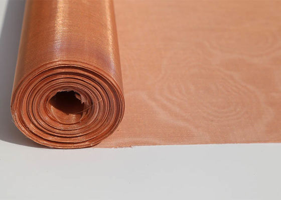Màn hình lưới dây đồng 10m-100m Lưới kim loại đồng dệt trơn