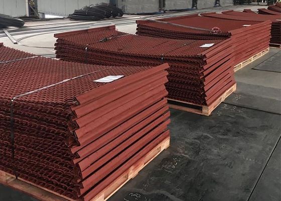Sợi Vibrating Mining Screen Mesh kích thước 12,5mm Double Crimped