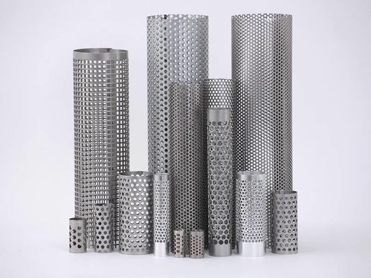 Lưới lọc ống thép đục lỗ để lọc chất lỏng rắn và không khí