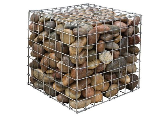 Lưới hàn mạ kẽm Galfan Giỏ Gabion Quốc phòng Lưới hàn Gabion