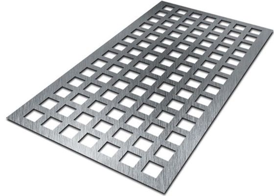 Màn hình kim loại đục lỗ lỗ vuông cung cấp diện tích lưu thông lớn hơn để lọc, sàng lọc và thông gió
