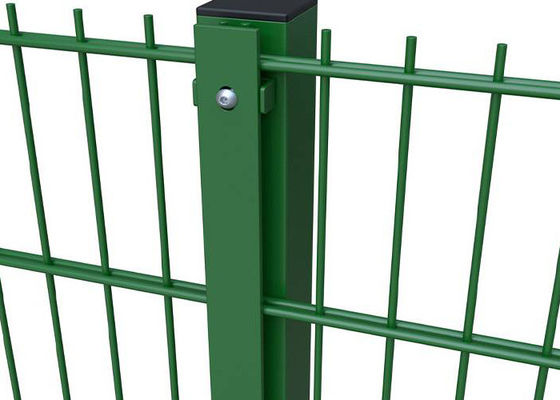 Bảng điều khiển 3000mm Hàng rào dây đôi Hàng rào dây kim loại PVC tráng