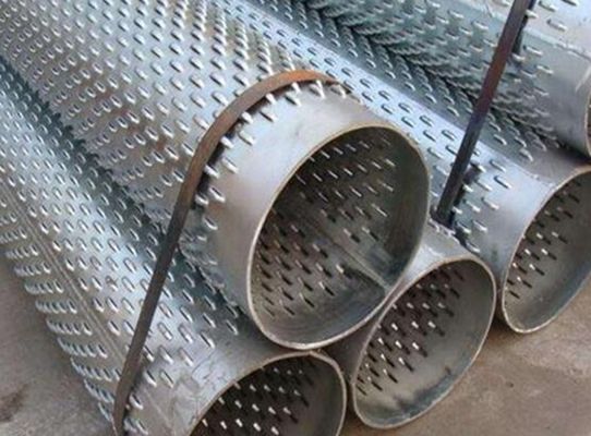 Lưới lọc ống thép không gỉ đục lỗ 304 316L Độ bền cao