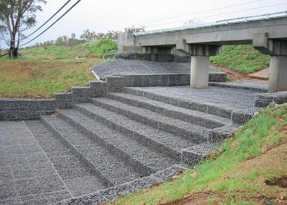 Nệm gabion mạ kẽm cho kè / tường biển / lót kênh