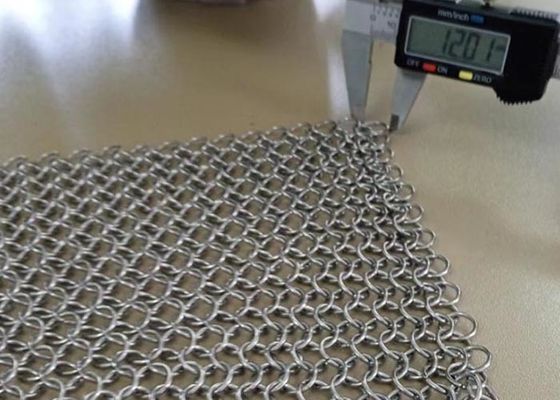 Chuỗi vòng bện, rèm chuỗi, rèm kim loại vòng để trang trí nội thất và ngoại thất tòa nhà