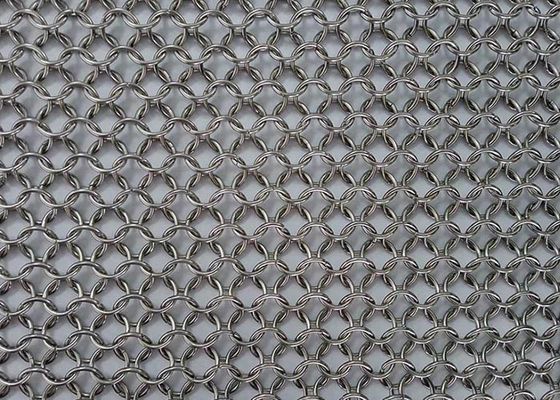 Chuỗi vòng bện, rèm chuỗi, rèm kim loại vòng để trang trí nội thất và ngoại thất tòa nhà
