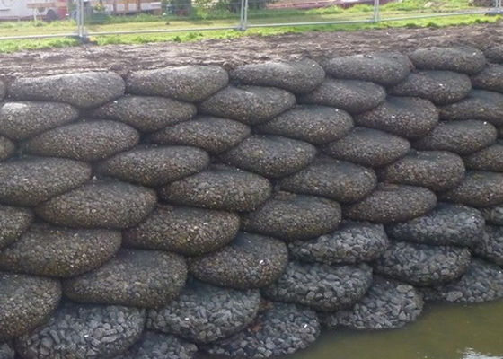 Lỗ hình lục giác dòng chảy nhanh Gabion nước sâu 60 × 80mm