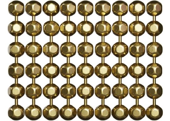 Thép không gỉ Metal Bead rèm 2mm-12mm đường kính cho Space Divider