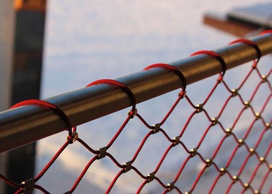 Lưới dây kiến ​​​​trúc cho mặt tiền tòa nhà, lưới phụ lan can, hàng rào, lưới sở thú, lưới an toàn chu vi Helideck