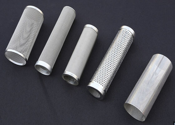 Dễ dàng Dọn sạch sợi lưới lọc xi lanh Độ bền nhiệt độ cao Trong hóa chất dầu mỏ