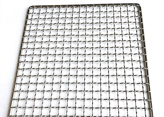 Chăn nướng bằng kim loại Crimped Grill Mesh Covered Edge For Bbq Grill Rack