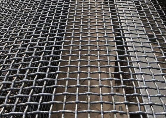 304 Stainless Steel Woven Wire Screen Lock Crimped cho rung động