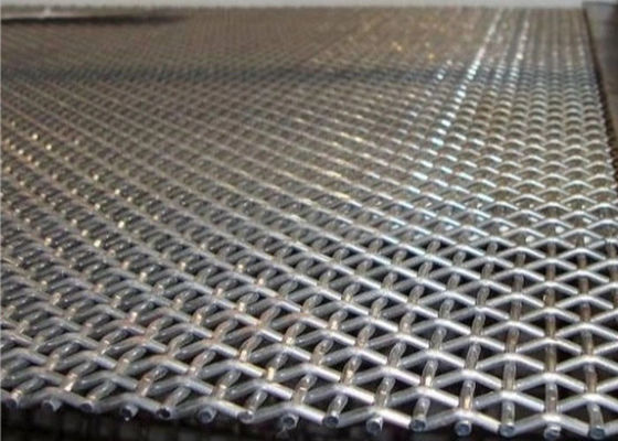304 Stainless Steel Woven Wire Screen Lock Crimped cho rung động