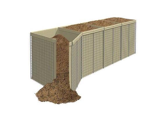 Pháo đài phòng thủ 50 × 50 mm Rào chắn Gabion cho phòng thủ quân sự và bảo vệ lũ lụt