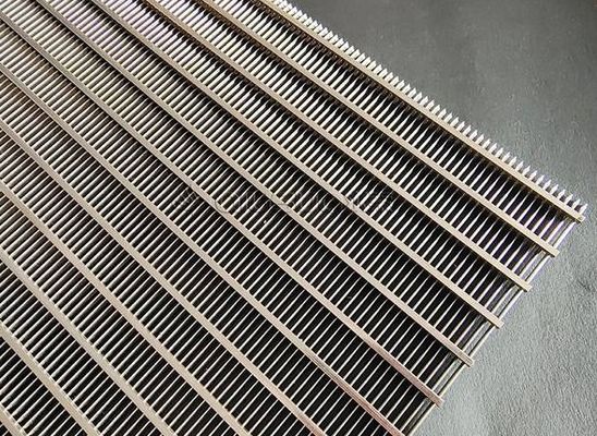 Stainless Steel Wedge Wire Screen Panels 500-2000mm Chiều rộng