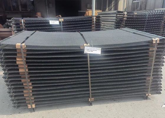 Sợi Vibrating Mining Screen Mesh kích thước 12,5mm Double Crimped