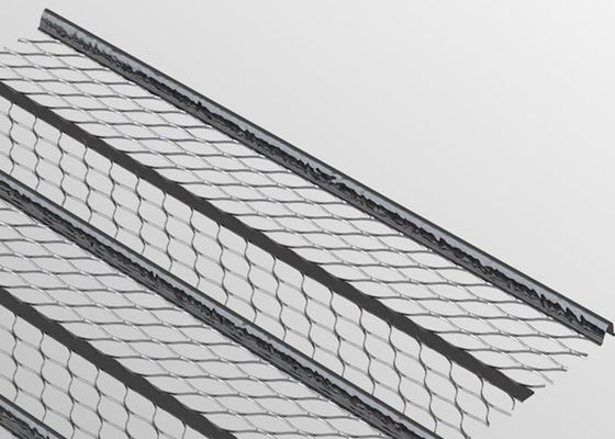 Thép mạ cao 20mm độ sâu Rib Lath Mesh Capacity Ghi đệm lớn