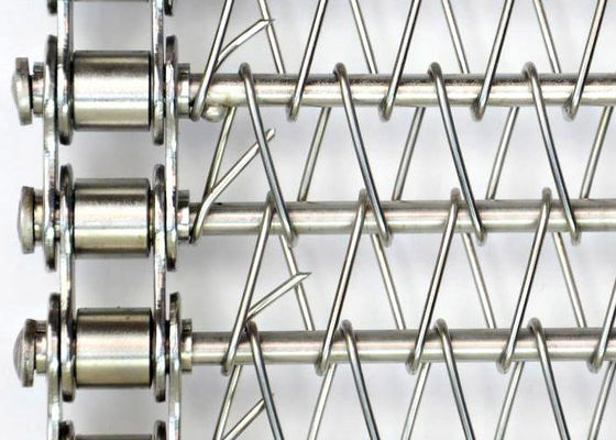Đường kính xoắn ốc 2,0 mm Đồng hàn cạnh phẳng dây chuyền vận chuyển xoắn ốc Stainless Steel 304