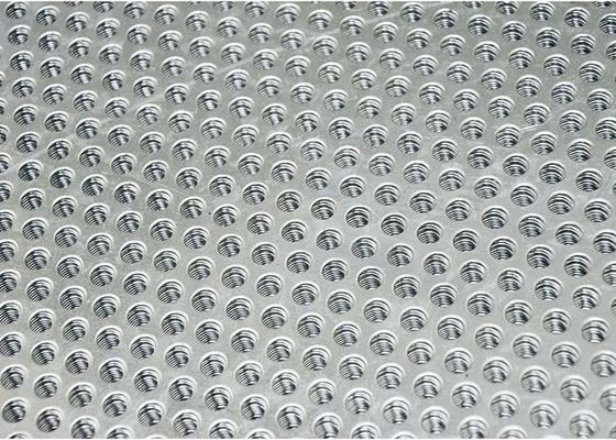 Các tấm kim loại lỗ trung tâm ASTM B209 Tiêu chuẩn Various Materials Open Areas 5% - 79%