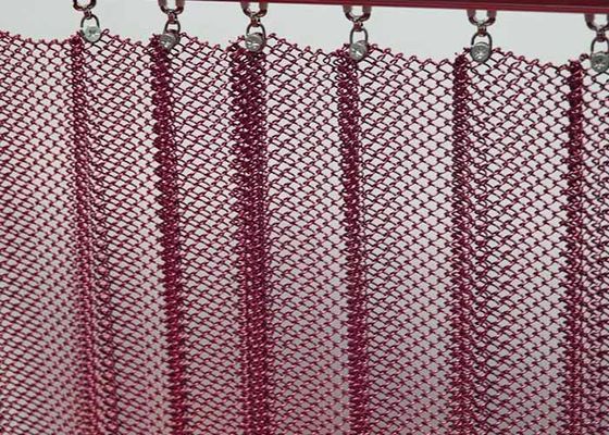 1.0 mm đường kính dây nhôm kim loại cuộn rèm rèm trong nhà trang trí lưới cho nhà và khách sạn