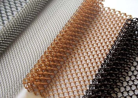 1.0 mm đường kính dây nhôm kim loại cuộn rèm rèm trong nhà trang trí lưới cho nhà và khách sạn