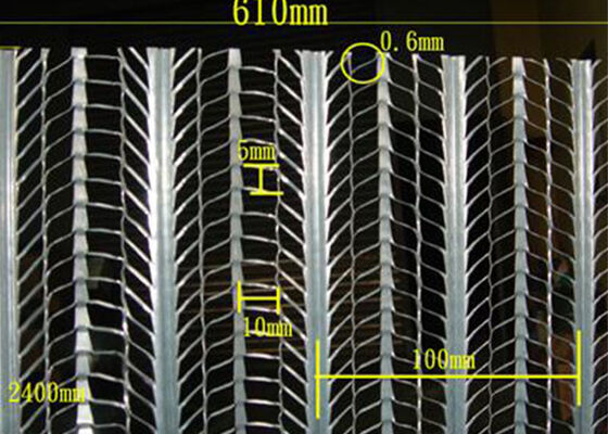 Rib Lath Mesh/Expanded Ribbed Lath for Wall Plastering