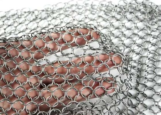 Ràng sợi dây chuyền hàn Stainless Steel 2,5mm đường kính dây kiến trúc mặt tiền trang trí lưới cho lớp phủ bên ngoài