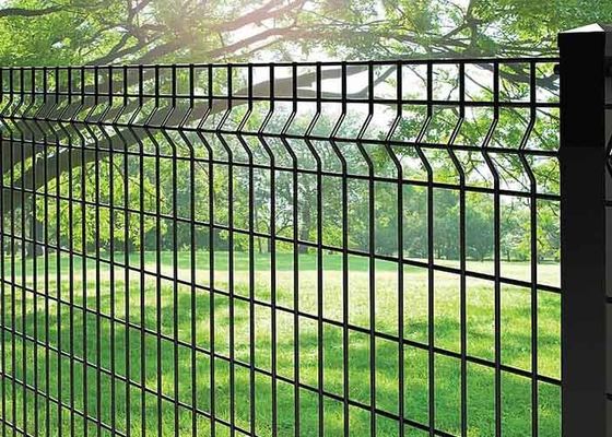 Hàng rào an ninh 3D 50 × 100mm Hàng rào dây kim loại 5 mm với cột vuông