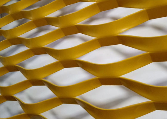 Bột phủ nhôm mở rộng kim loại lưới cho xây dựng lớp phủ mặt tiền