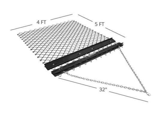 Đường hàng rào nối dây chuyền nhựa 48x60 cho kim cương hình quả bóng