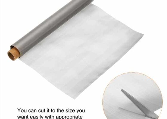 100 Mesh SS316 Stainless Steel Woven Wire Cloth 0.5m-1m Độ rộng lọc khí 0.1mm Wire Dia
