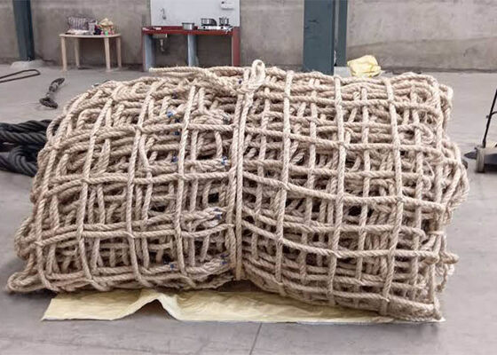 Lưới an toàn sân đỗ trực thăng bằng dây gai sisal dài 20m*20m theo tiêu chuẩn CAP 437